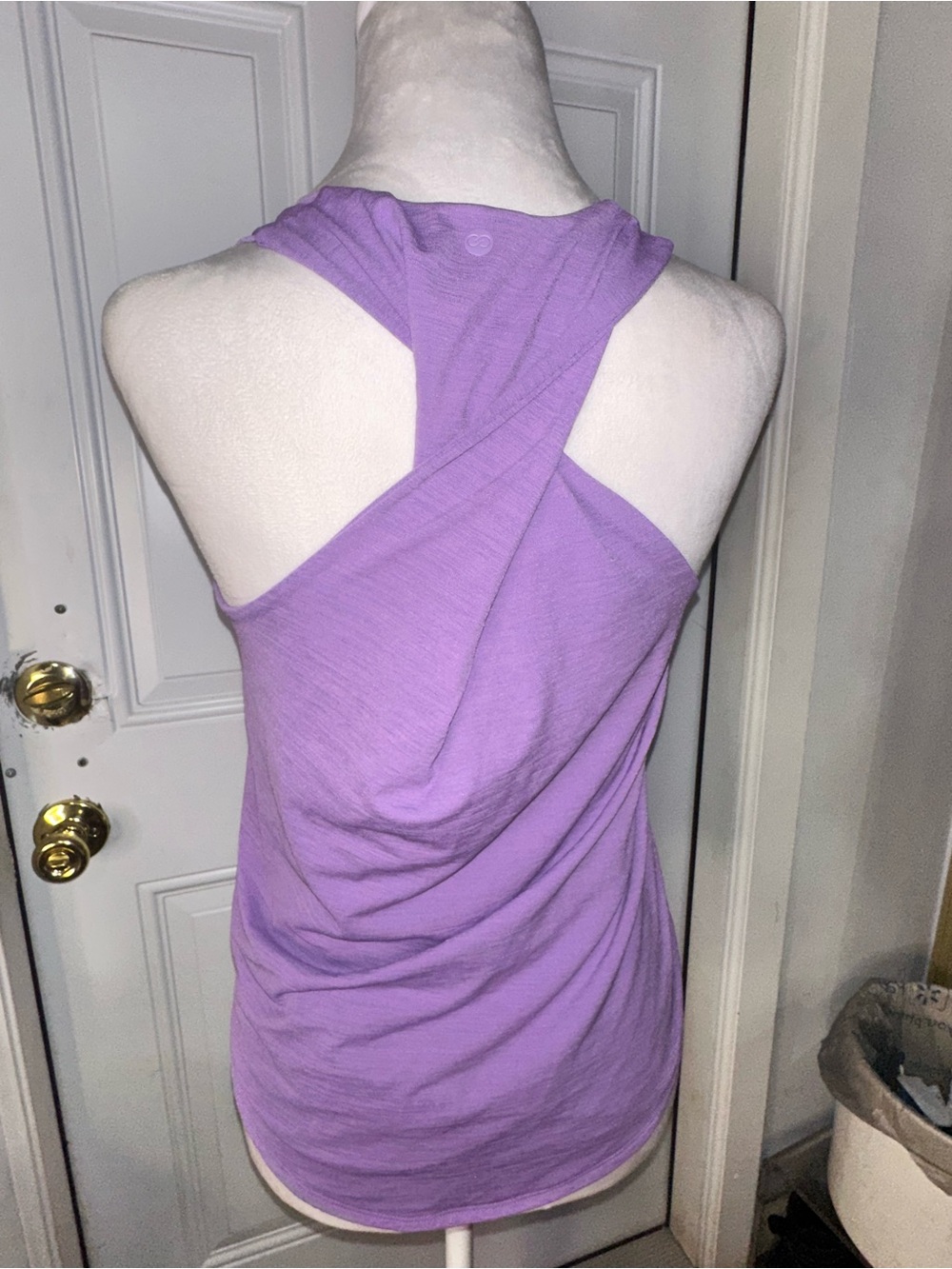 Women’s Lavender Cross-Back Tank Top